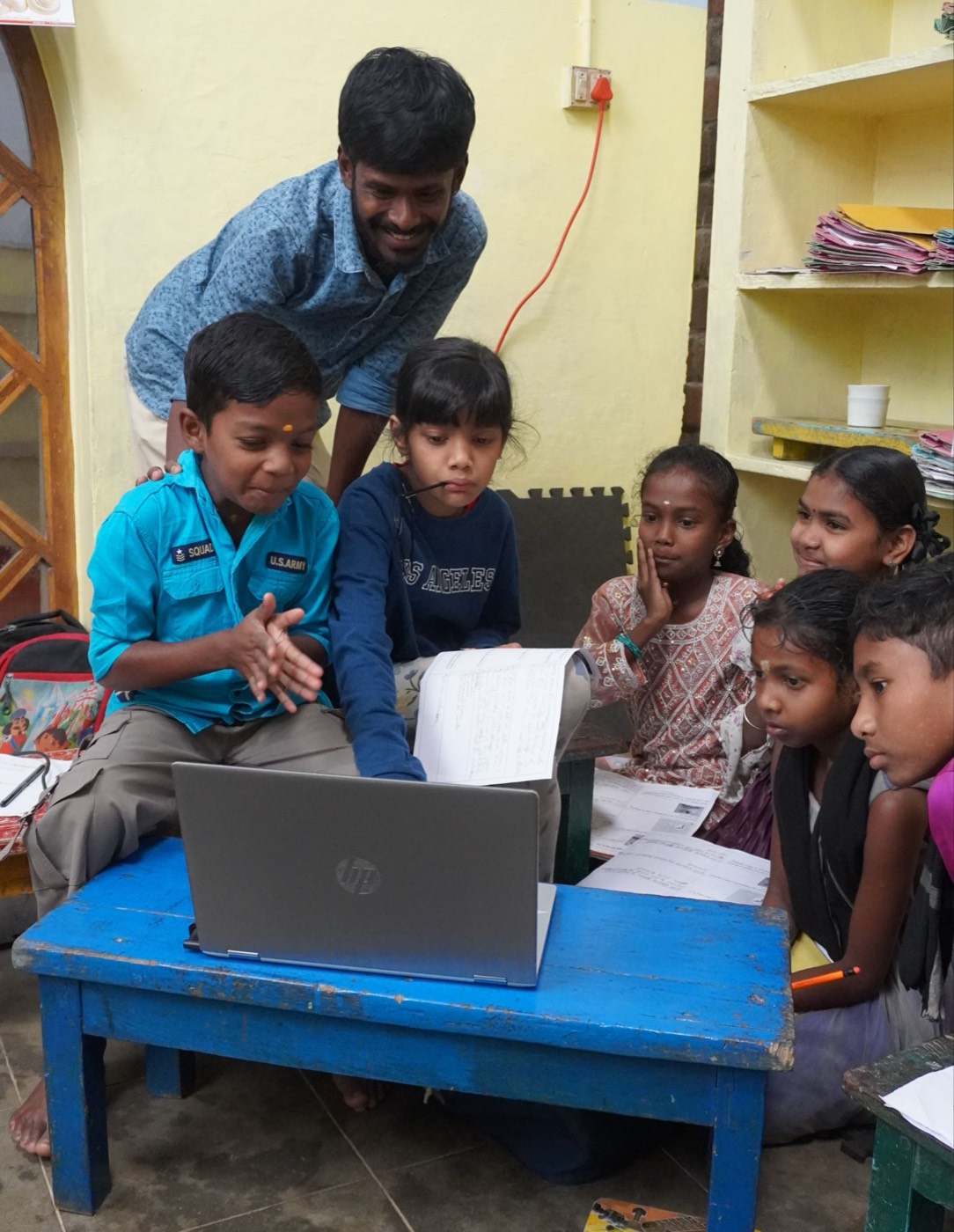 Children and daily life at Vidyodaya, Gudalur